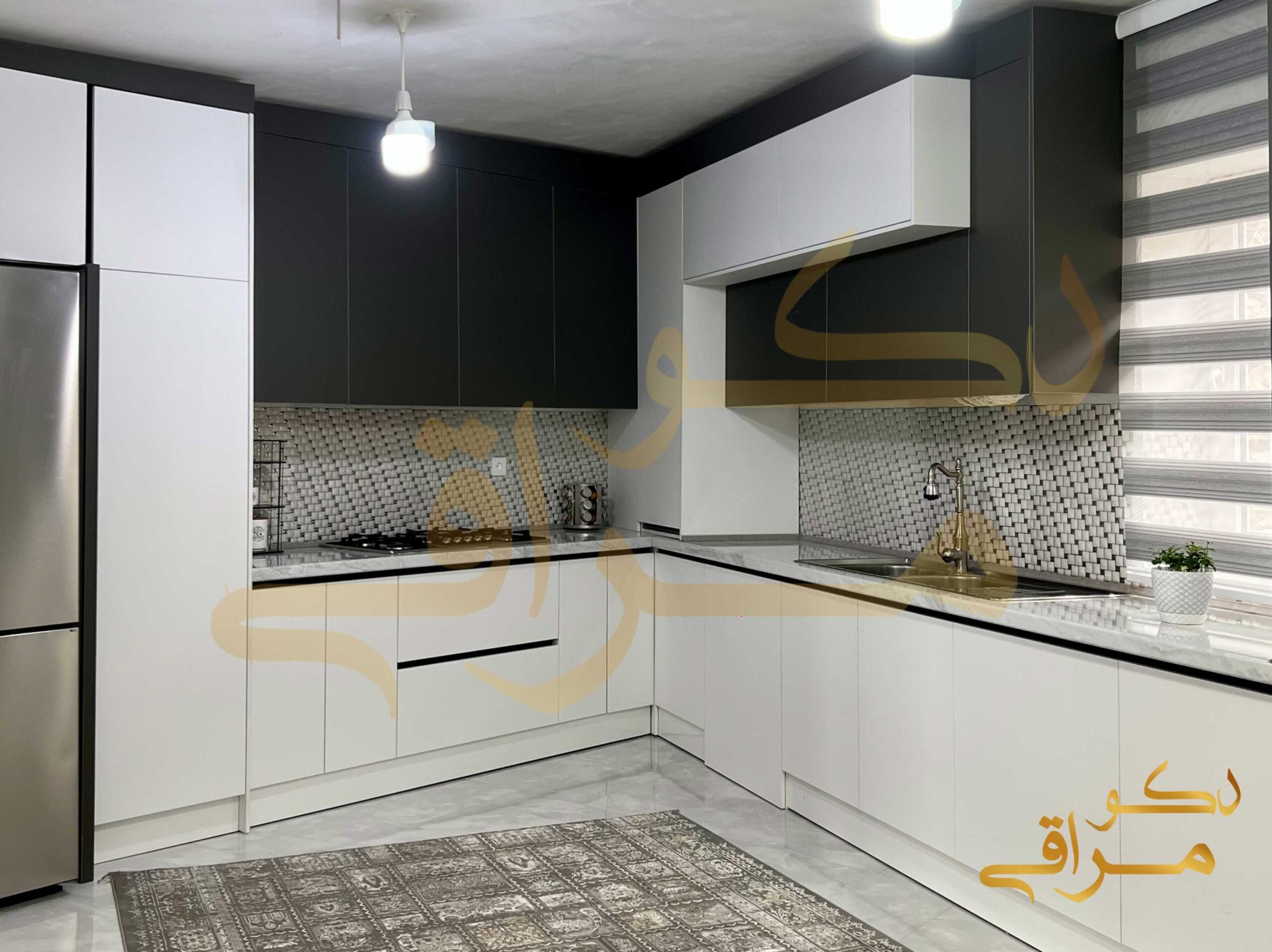 اجرای کابینت مدرن مینیمال با متریال AGT ترک