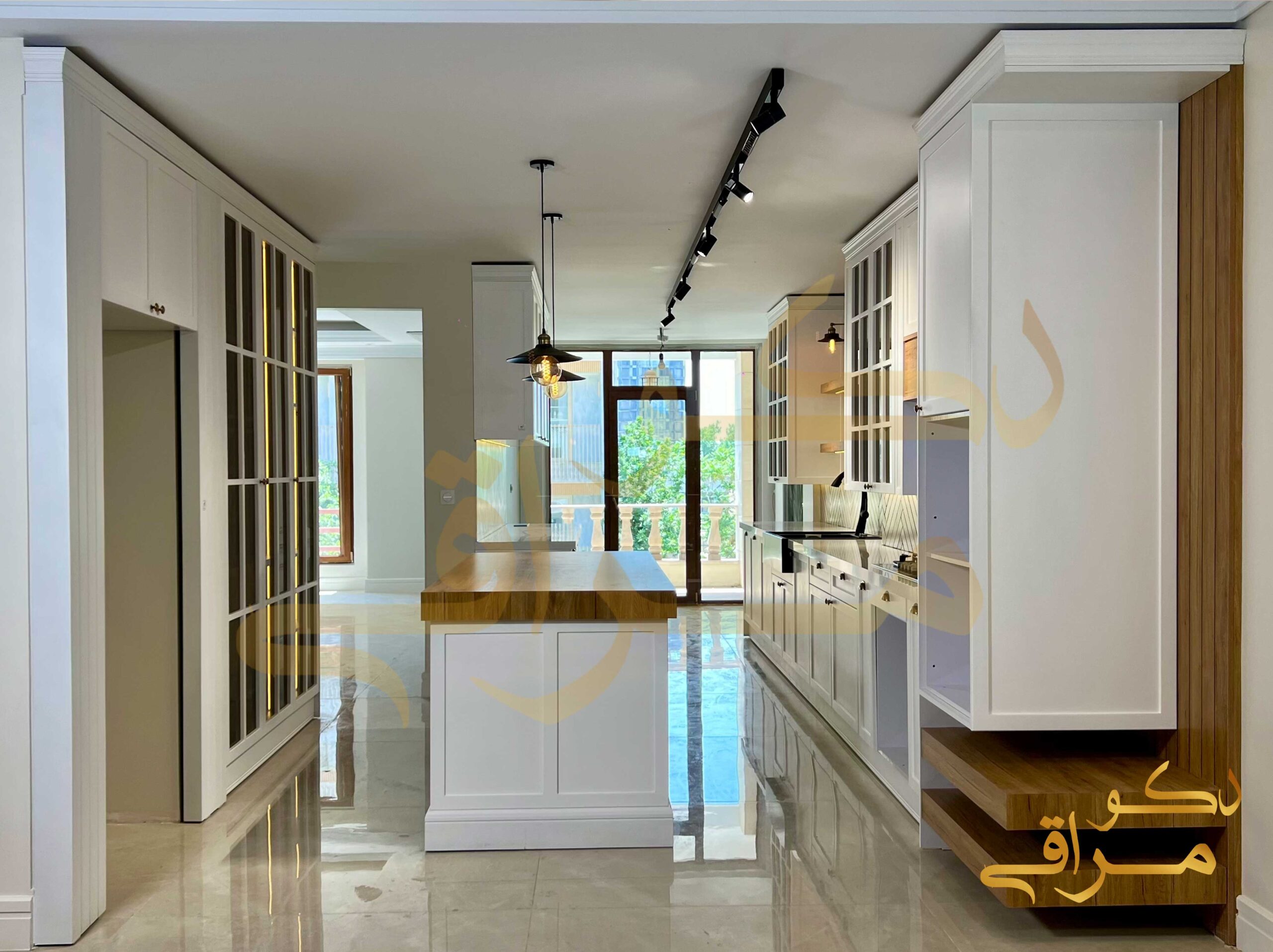 کابینت نئوکلاسیک سفید