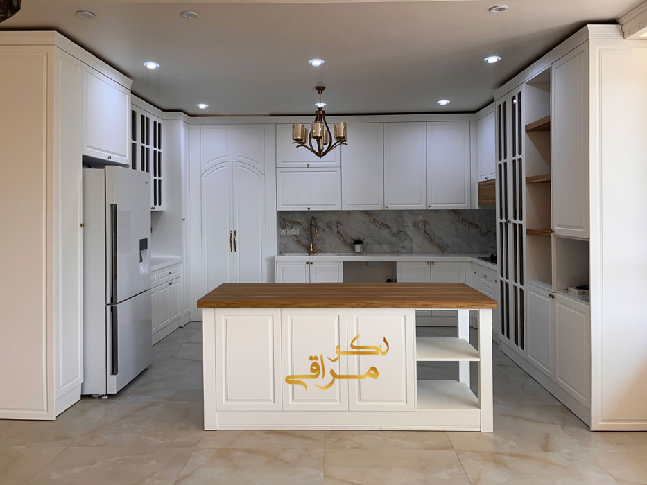 جدیدترین مدل کابینت سفید| طراحی و اجرا دکو مراقی