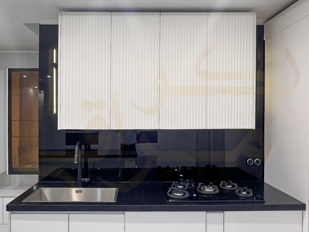 کابینت سفید مشکی