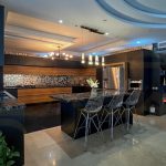 کابینت یو شکل مدرن