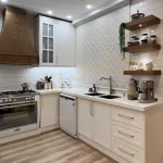 کابینت نئوکلاسیک یو شکل