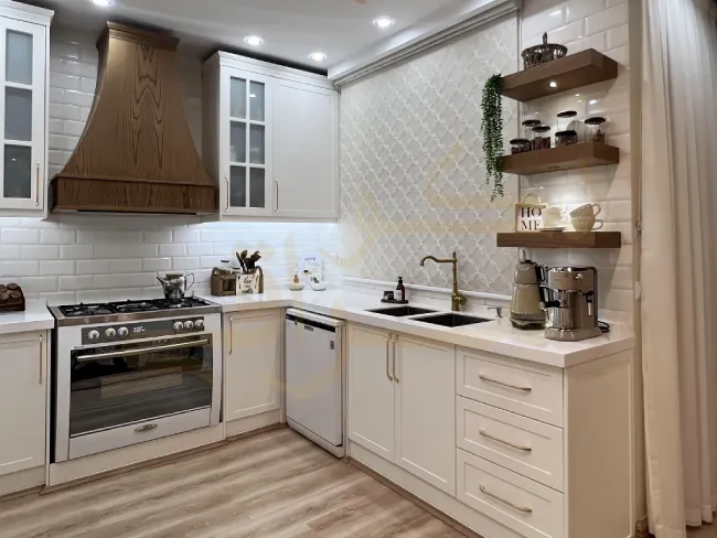 کابینت نئوکلاسیک یو شکل